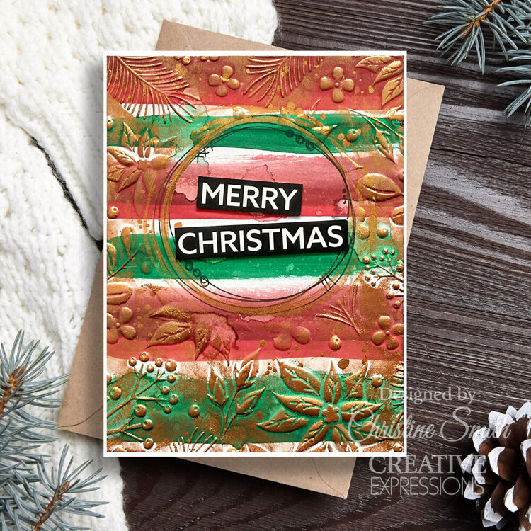 Sue Wilson 3D Embossing Folder Nature's Christmas Creative Expressions ...